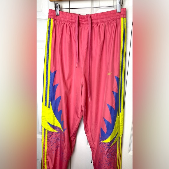 ADIDAS Originals Fakten Joggers Track Pants Hazy Rose Joy Purple Neon Retro - Picture 4 of 15